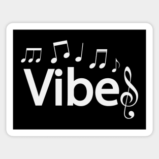 Vibes artistic typography design Sticker